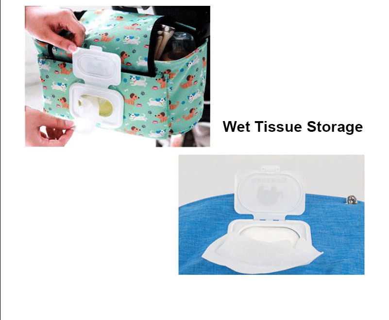 Thumbnail: Bebenuvo Stroller Organiser Baby Bag