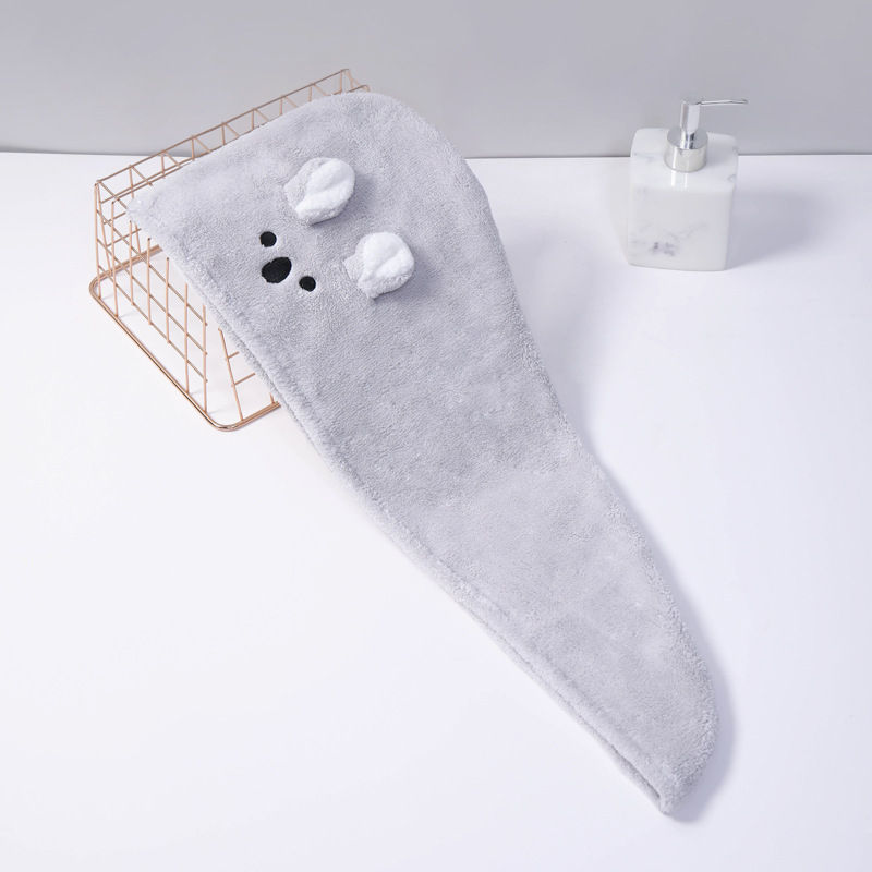 Thumbnail: Dry Hair Cap Soft Microfiber Good Absorbent Microfiber