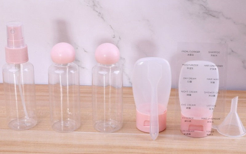 Thumbnail: Refillable Bottle Container Travel Set 50ml 7Pcs