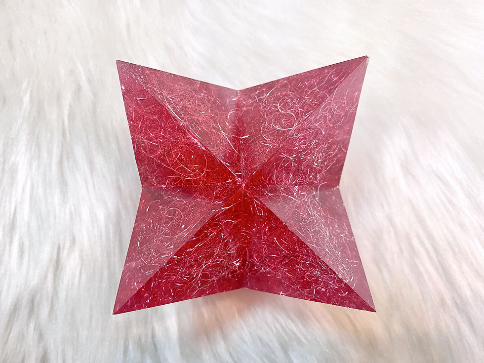 サムネイル： Hiroオリジナルオルゴナイト　マカバ台座付き