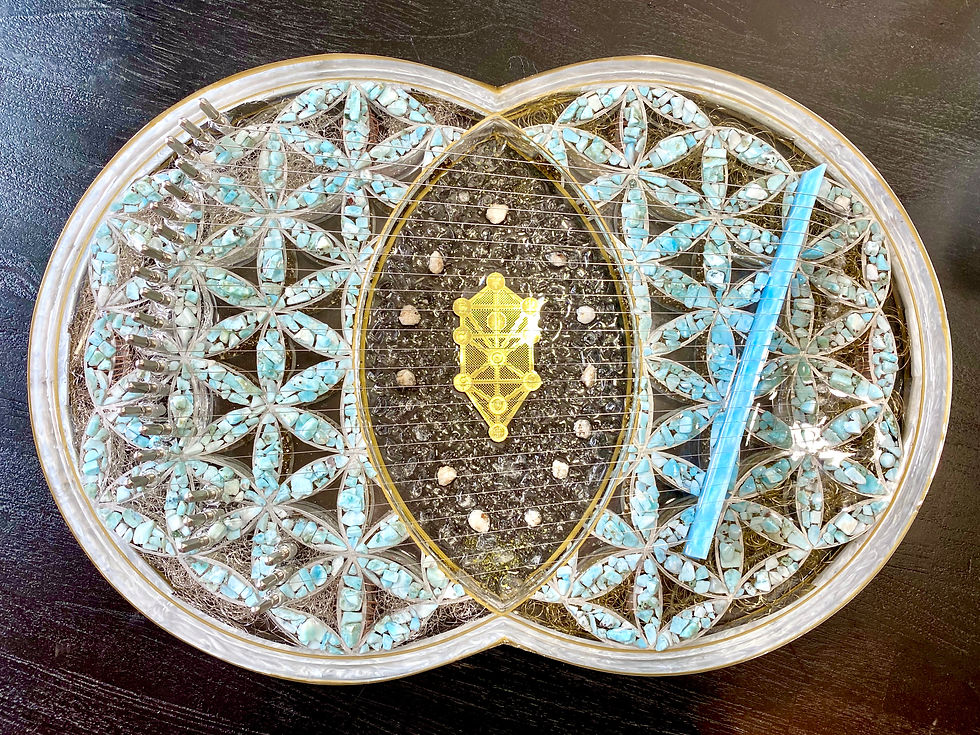 サムネイル： Hiroオリジナルオルゴナイト　ヴェシカパイシス型オルゴンライアー