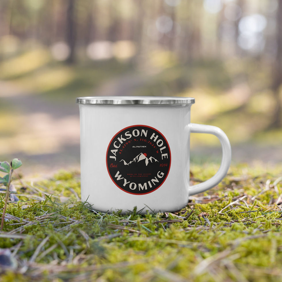 Thumbnail: Jackson Hole Logo Enamel Mug