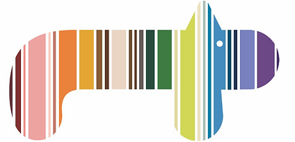 Packtypes Striped logo including Packtypes