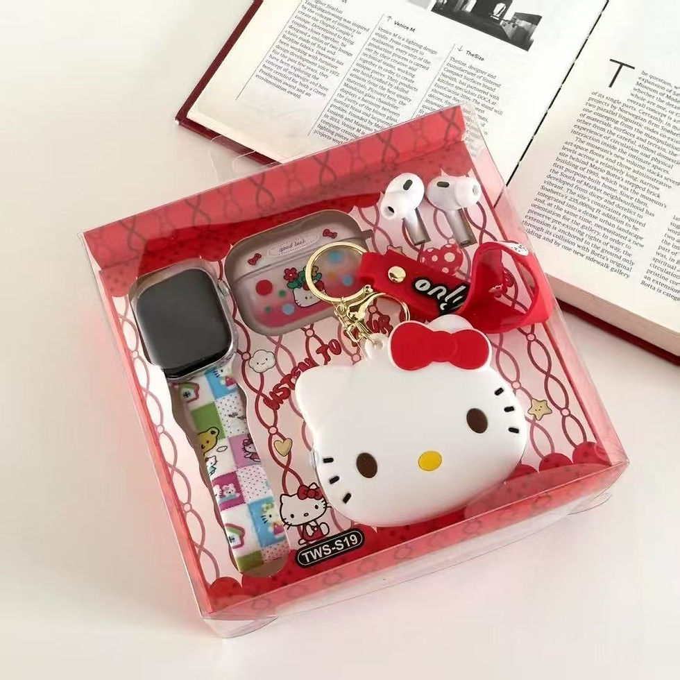 Thumbnail: Kuromi watch with head phones and case