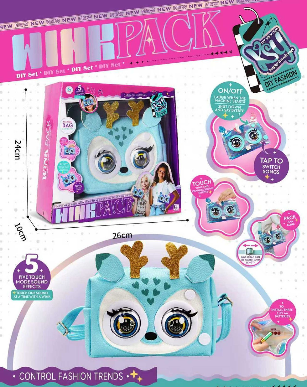 Thumbnail: Hot Selling Premium Quality Blink Bag Arrived With 5 Designs