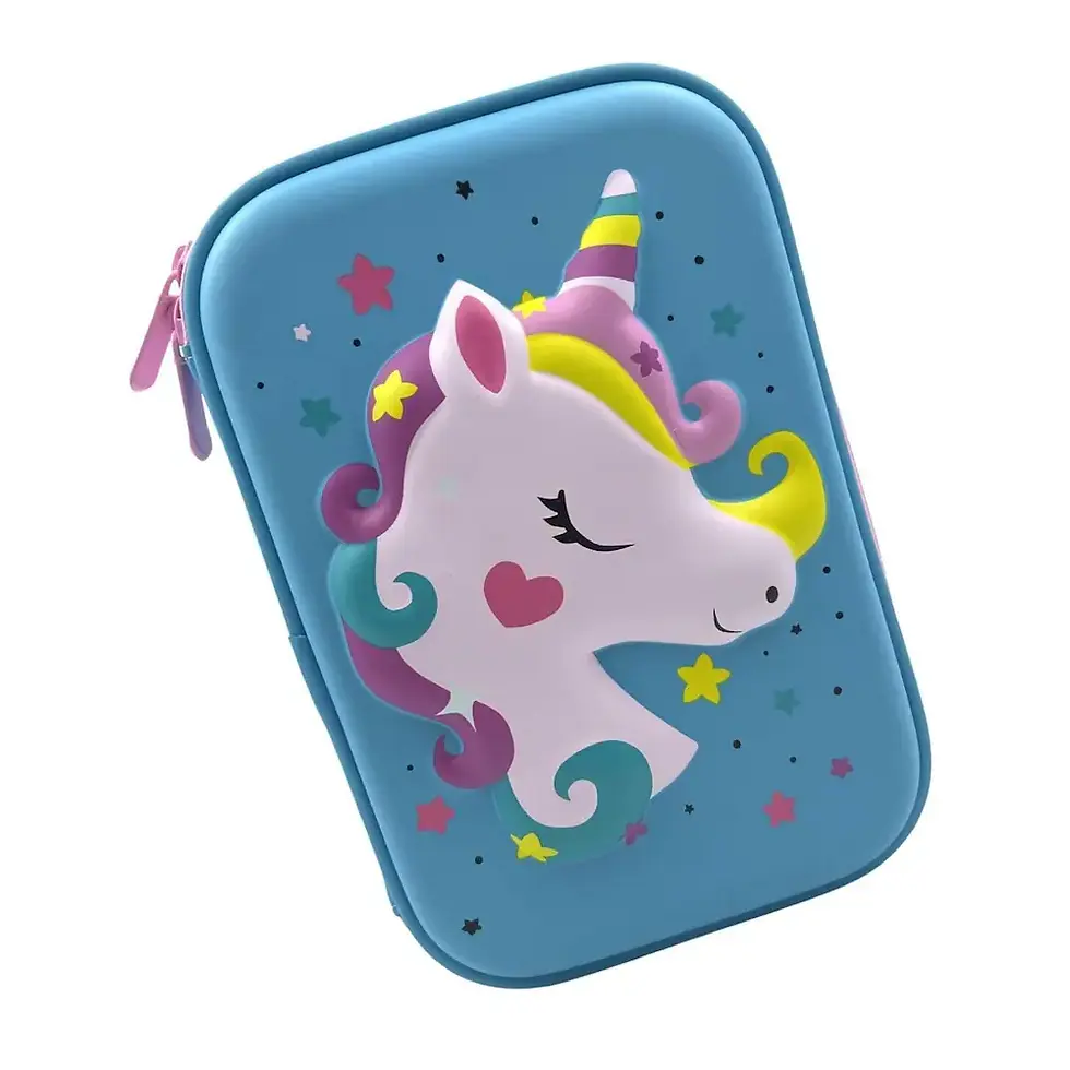 Thumbnail: Cute Big Size Hardtop Pencil Case with Compartment -Kids School Supply Organizer