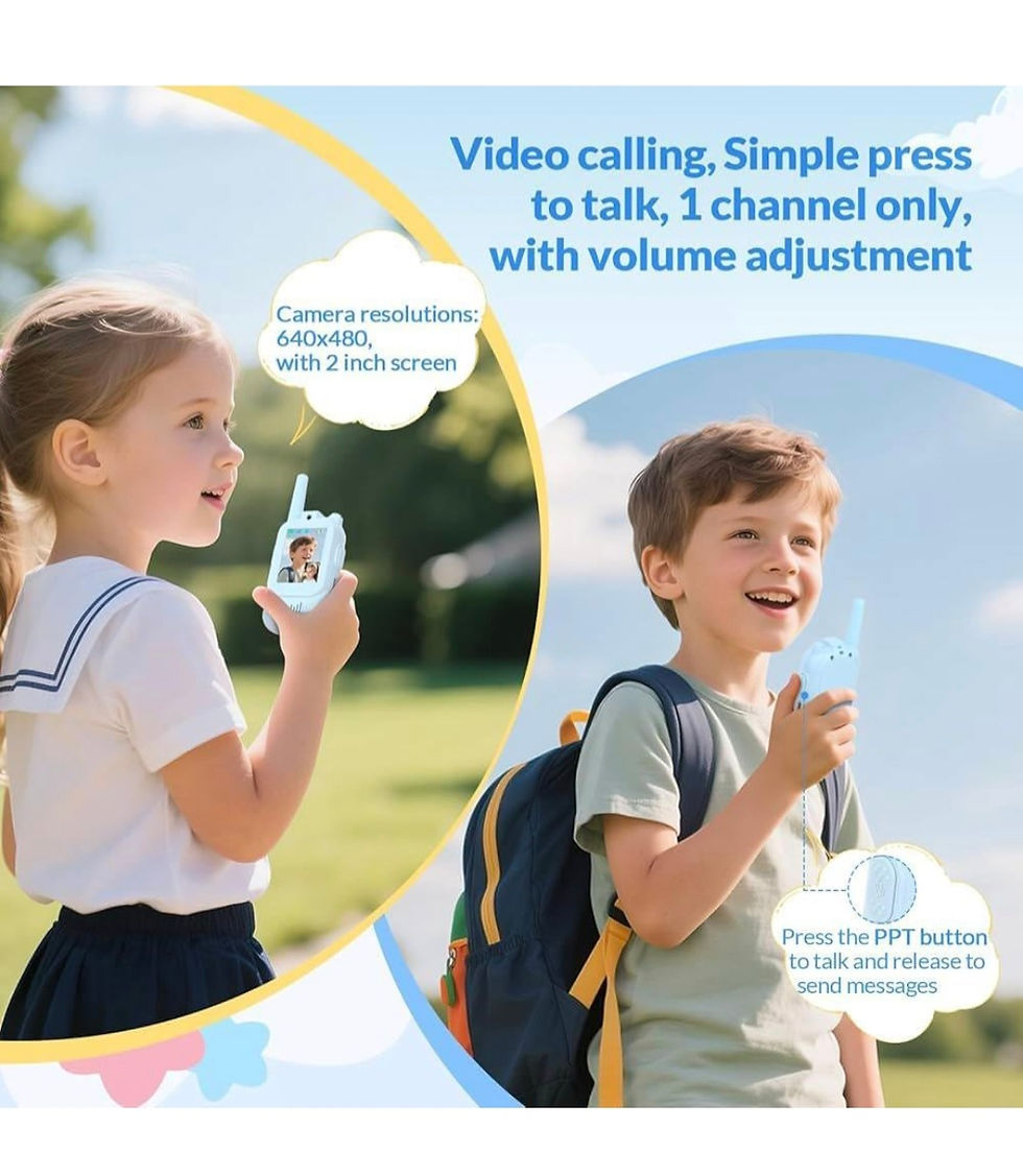 Thumbnail: Kids Walkie Mobile Phone Toy Set (Pack of 2)