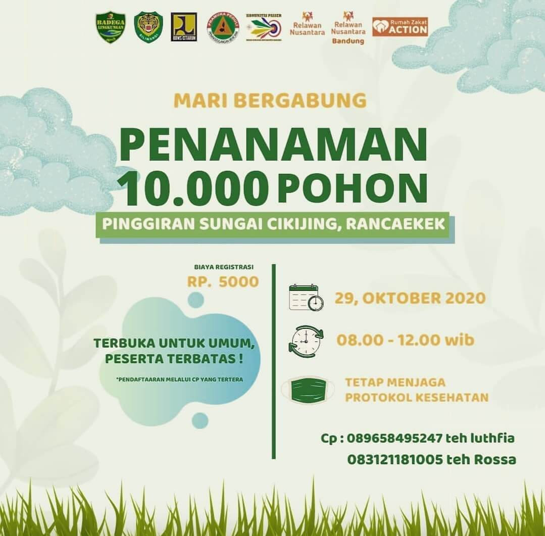 Program Penanaman Pohon di Kawasan Tenjolayar