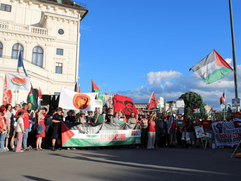 Tausende bei lautstarker Palästina-Solidaritätsdemonstration in Wien