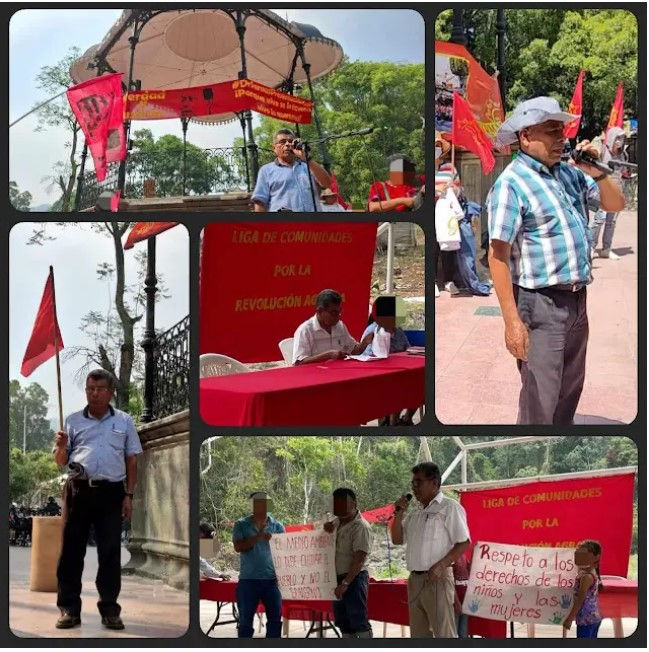 Genosse Celedonio Luis Santibánez, Mitglied Sol Rojo - LINK