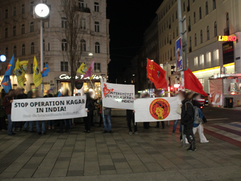 Solidaritätskampagne gegen die Operation Kagaar in Österreich