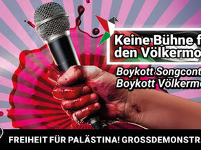 Großdemo gegen Songcontest: 14 Uhr in Wien