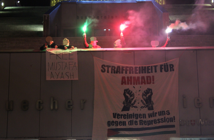 Wien: Solidaritätsaktion mit politischen Gefangenen in Österreich