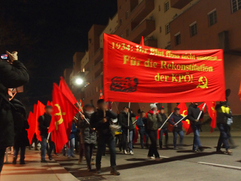 Karl-Marx-Hof: Demonstration on the 90th anniversary of the February Fights