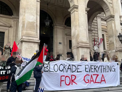 Palästinasolidarität: Blockade der Uni Wien