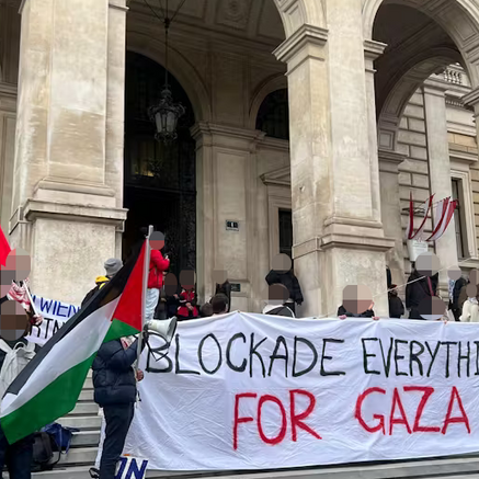 Palästinasolidarität: Blockade der Uni Wien
