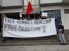 Wien/Rennbahnweg: Solidarität mit Palästina