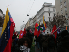 „Hände weg von Venezuela!“ - Demonstration gegen imperialistische Aggression in Wien