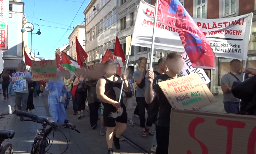 Linz: Demonstration gegen Todesstrafe an den Palästinensern!