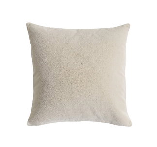 Crate and Barrel Moonbeam 20"x20" Faux Mohair Throw Pillow Cover