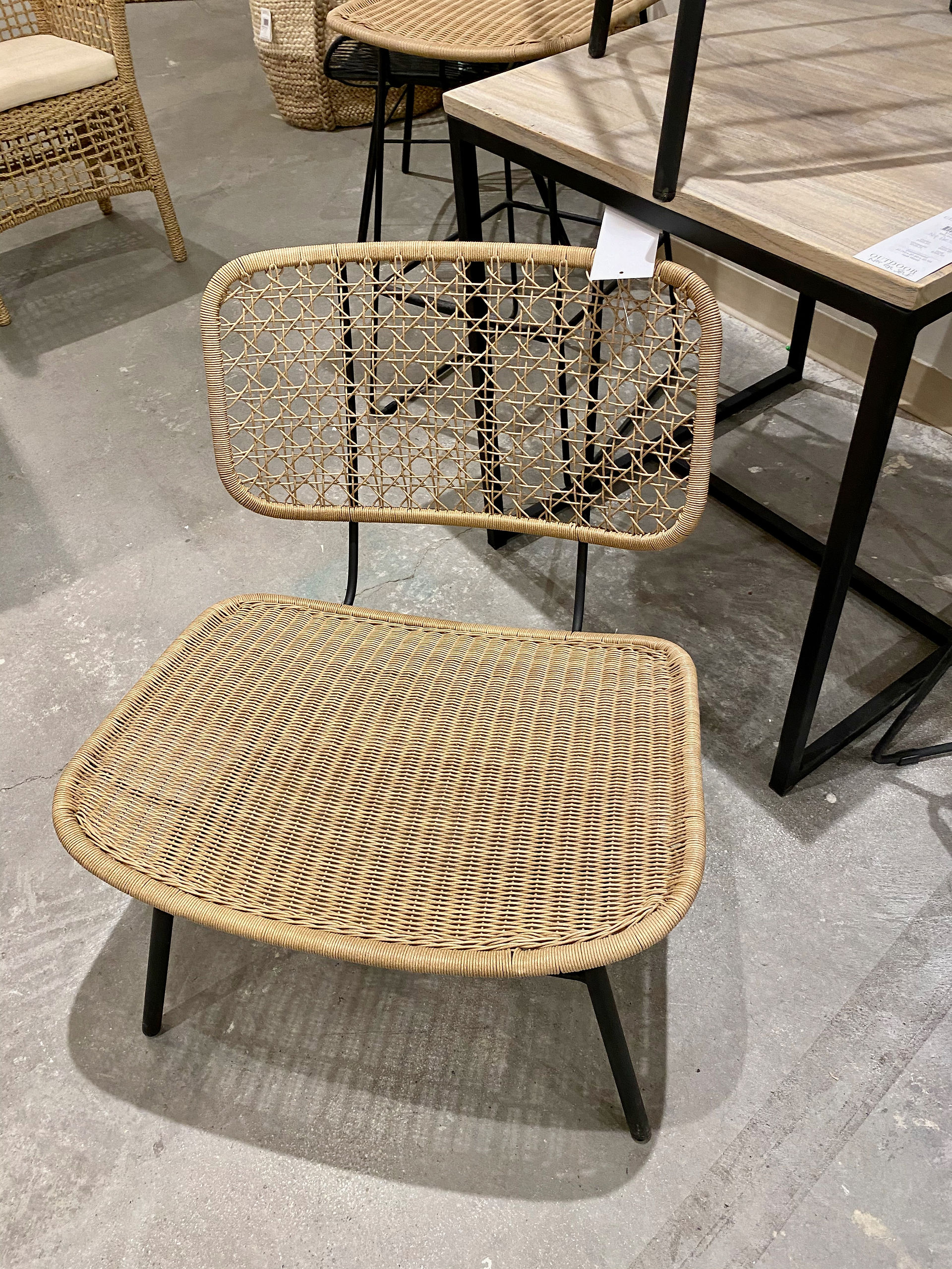 light rattan chair, rattan outside chair, outdoor chair
