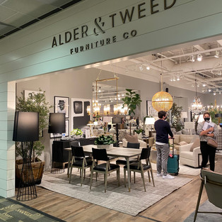 Alder & tweed, furniture store, interior decor