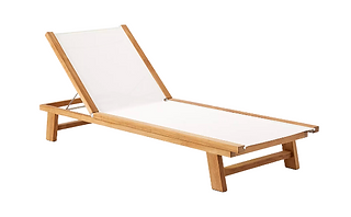 Serena and Lily Corsica Teak Chaise