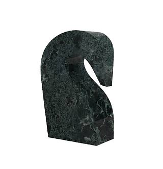 Wescover "Metis" Horse sculpture in Alpi Green Marble