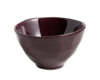 Crate and Barrel Marin 5-Oz. Merlot Stoneware Pinch Bowl