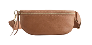 Quince Italian Pebbled Leather Sling Bag