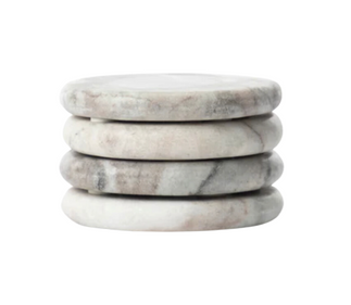 McGee and Co Benthe Marble Coasters (Set of 4) Benthe Marble Coasters (Set of 4) Benthe Marble Coasters (Set of 4) Benthe Marble Coasters (Set of 4)