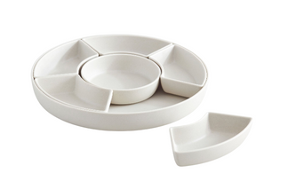 Pottery Barn Mason Modern Melamine Multi-Sectioned Serving Platter