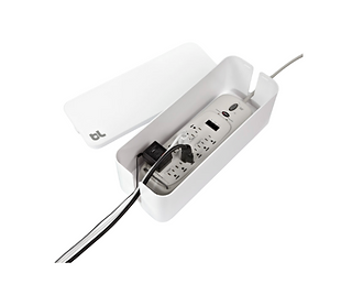The Container Store bluelounge Large CableBox White