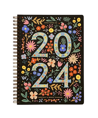 Rifle Paper Co 2024 12-Month Softcover Spiral Planner