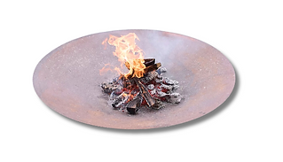 Terrain Weathering Steel Low Bowl Fire Pit