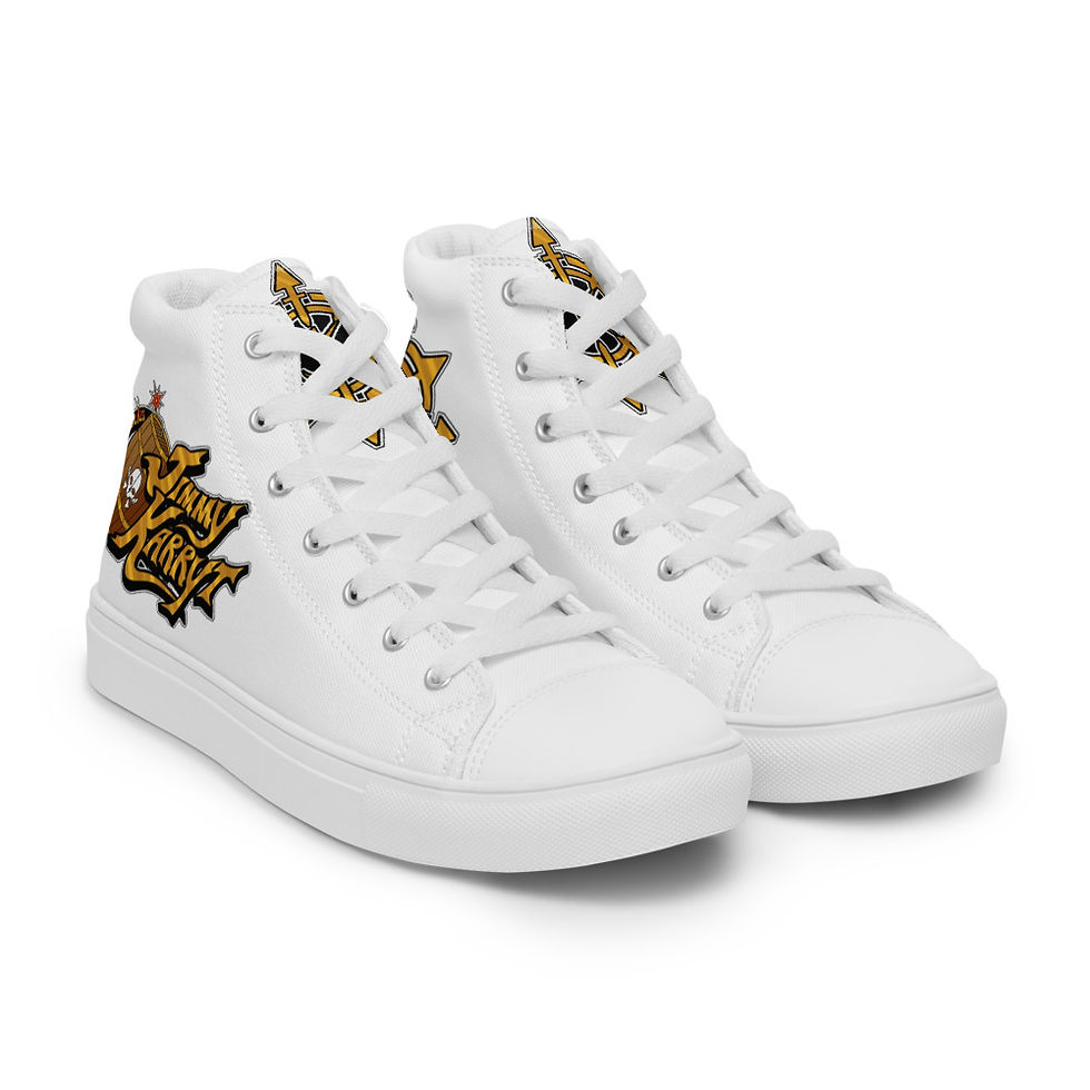 Thumbnail: Jimmy Karryt high top canvas shoes