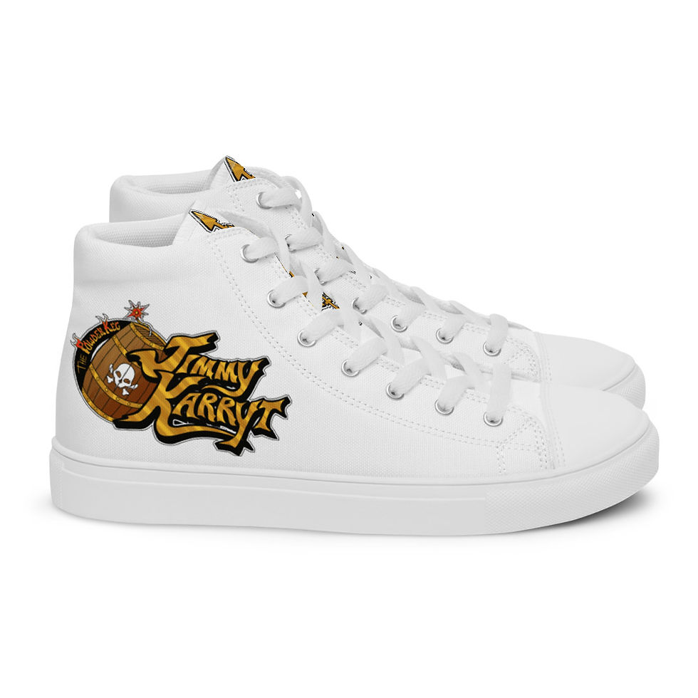 Thumbnail: Jimmy Karryt high top canvas shoes