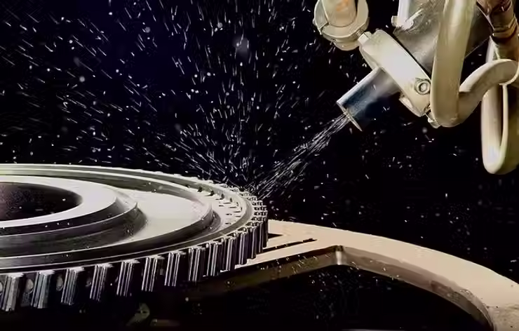 industrial shot blasting machines process