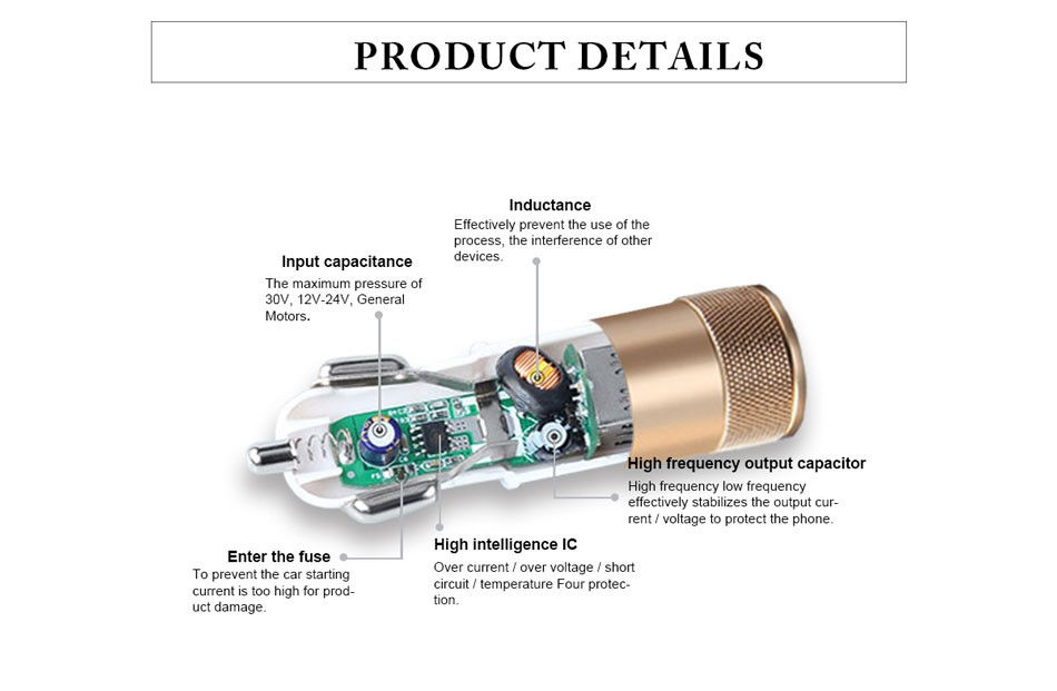 Миниатюра: Լիցքավորիչ 2A Dual USB 2