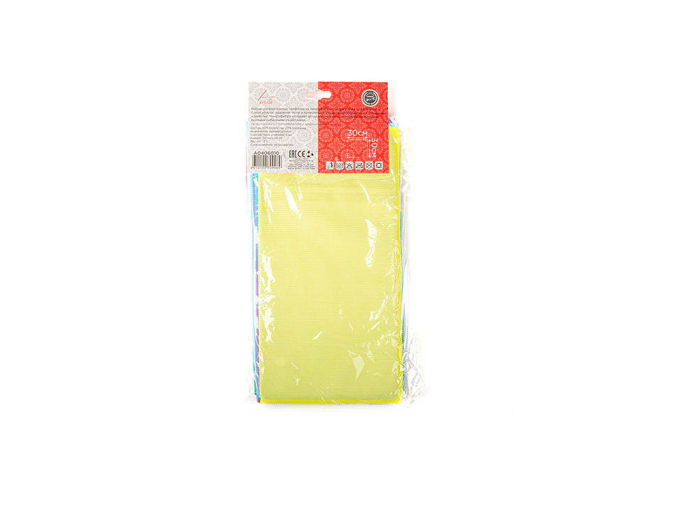 Миниатюра: Микрофибровое Полотенце 30x30 6шт "Arnezi"