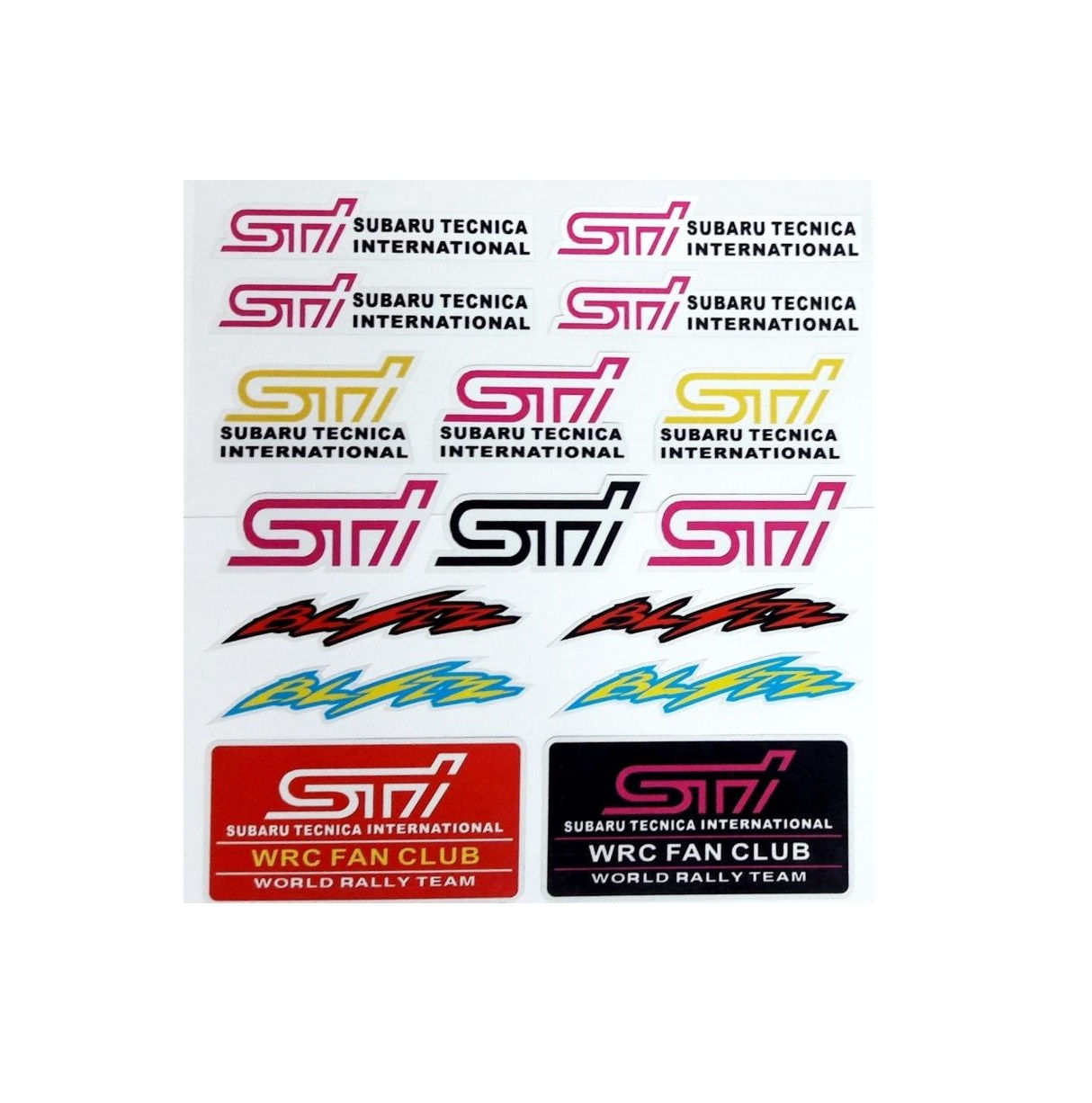 Sticker Светоотражающая Subaru (23X33սմ)