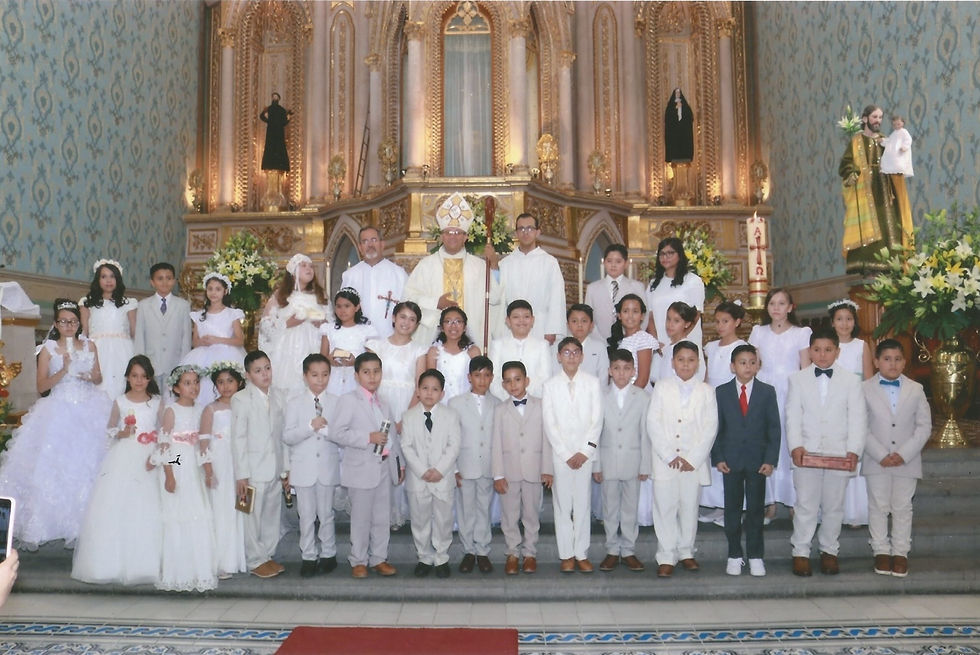 PRIMERAS COMUNIONES Y CONFIRMACIONES
