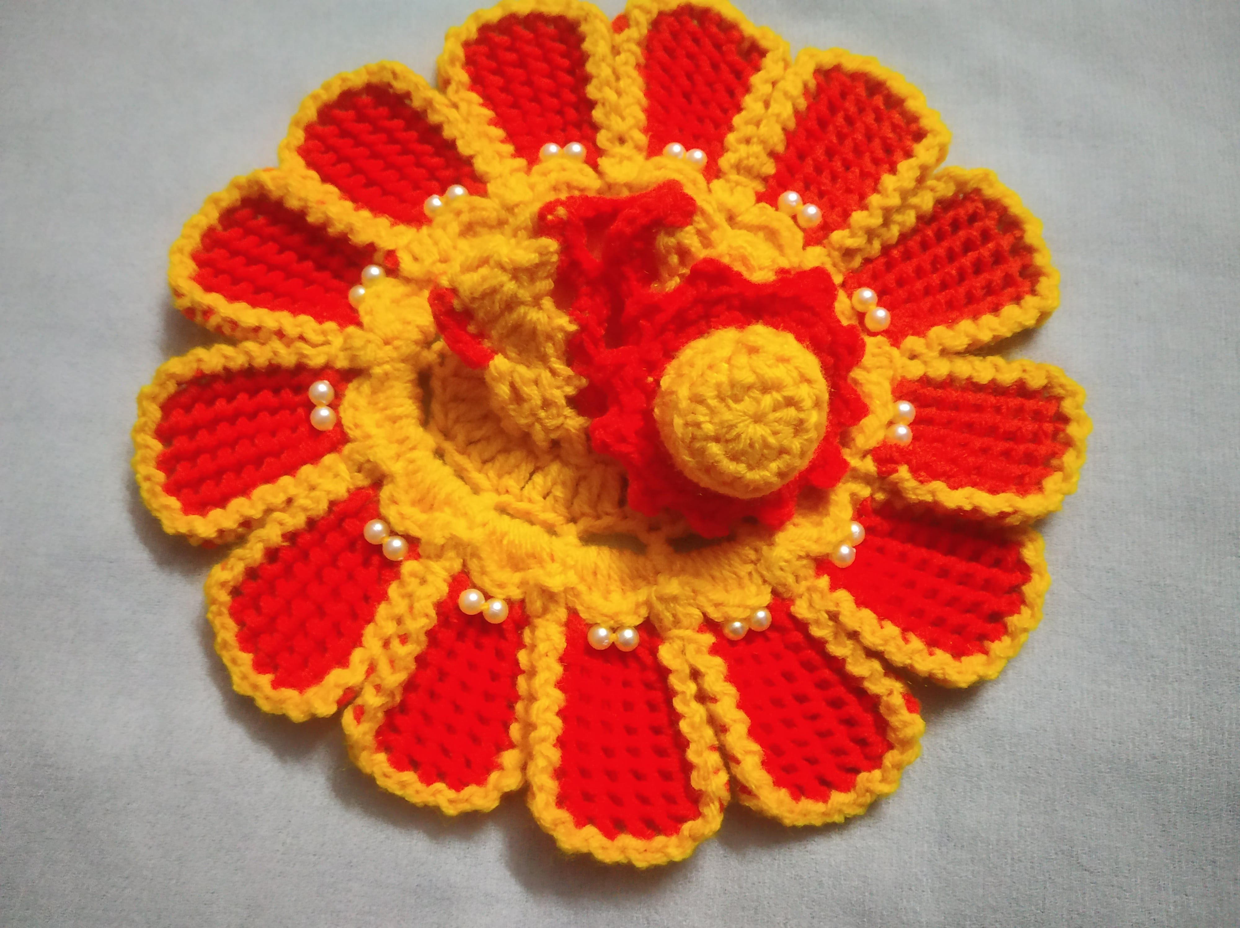Colorful Handmade Woolen Dress For Laddu Gopal