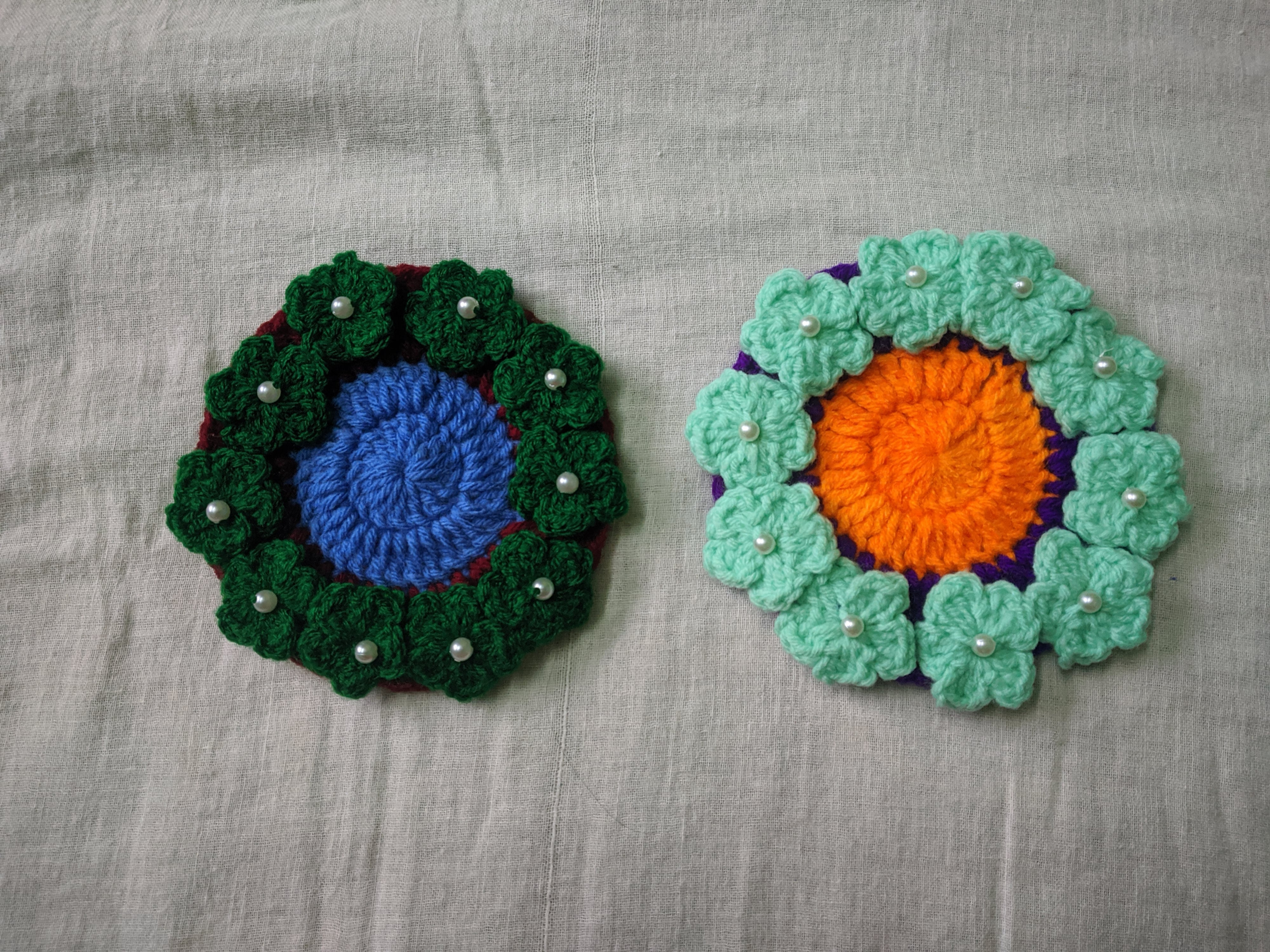 Handmade Woolen Small Colorful Thalposh