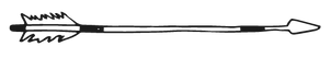 Flèche descendante