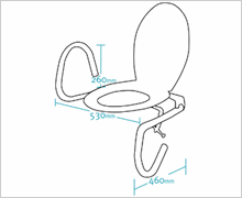 Throne 3-in-1 Fold Down position dimensions