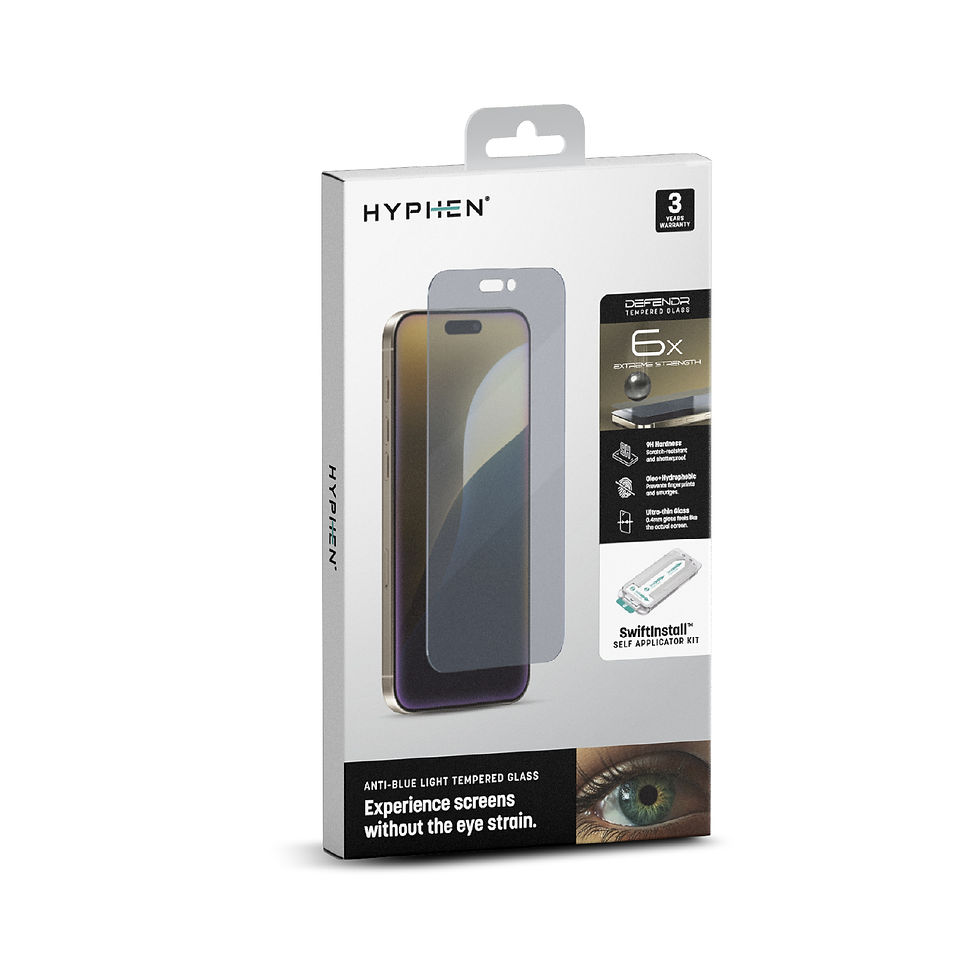 DEFENDR Anti-Blue Light Tempered Glass - iPhone 16 | 16 Plus