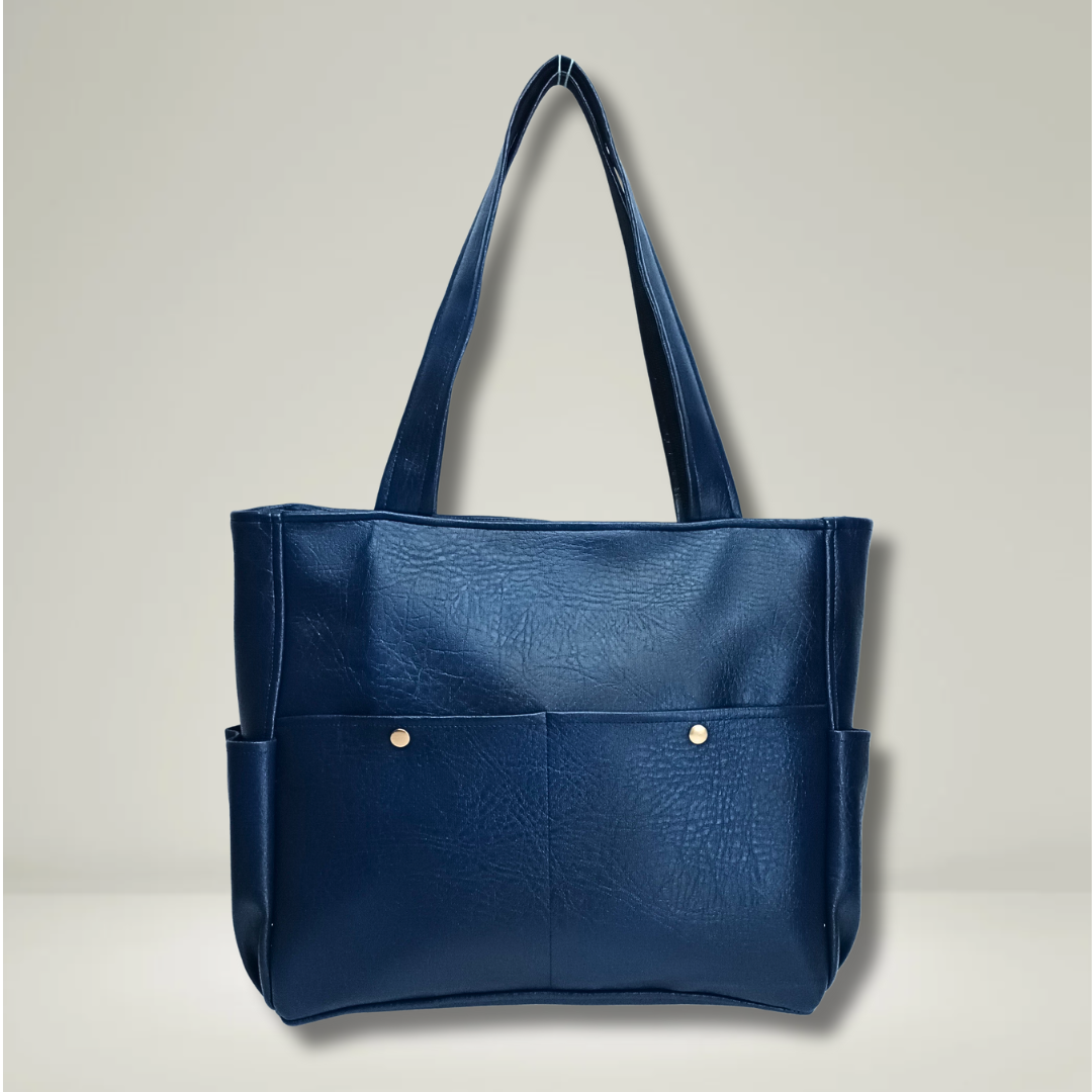 Functional Tote Bag - Navy