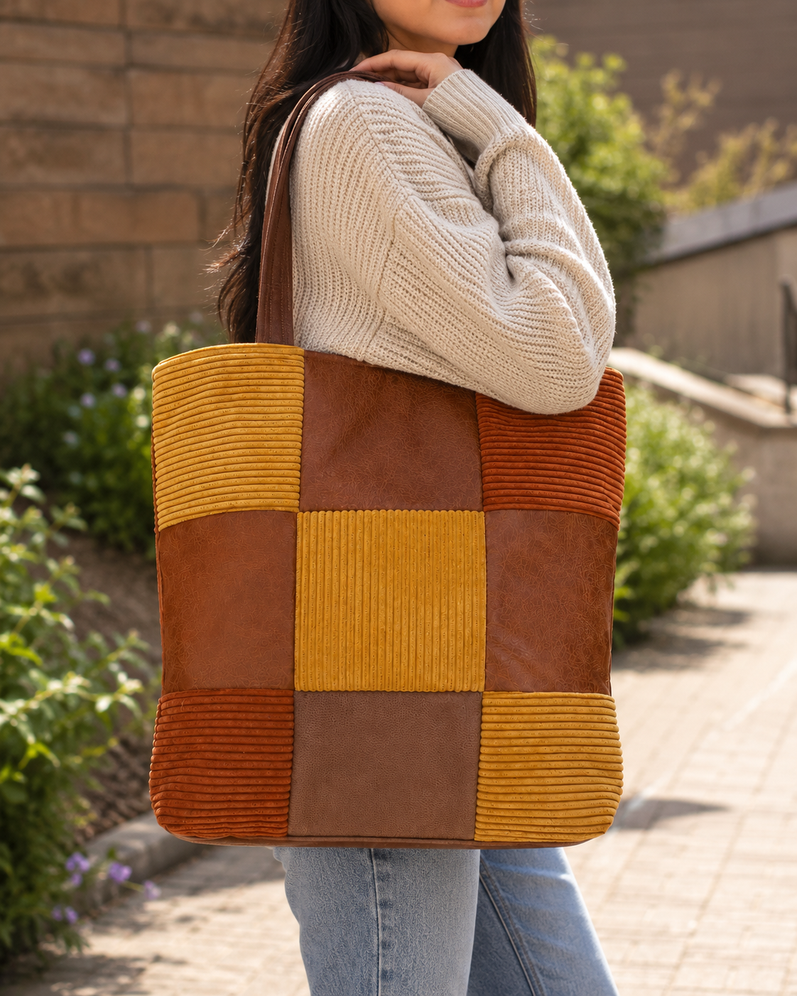 Patchwork Tote - Summer Hues