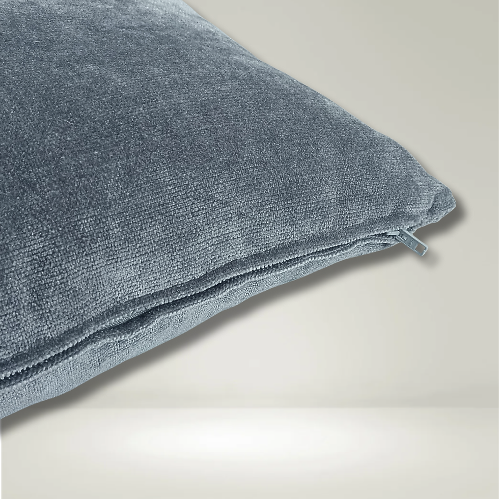 Thumbnail: Cushion - Grey Velvet